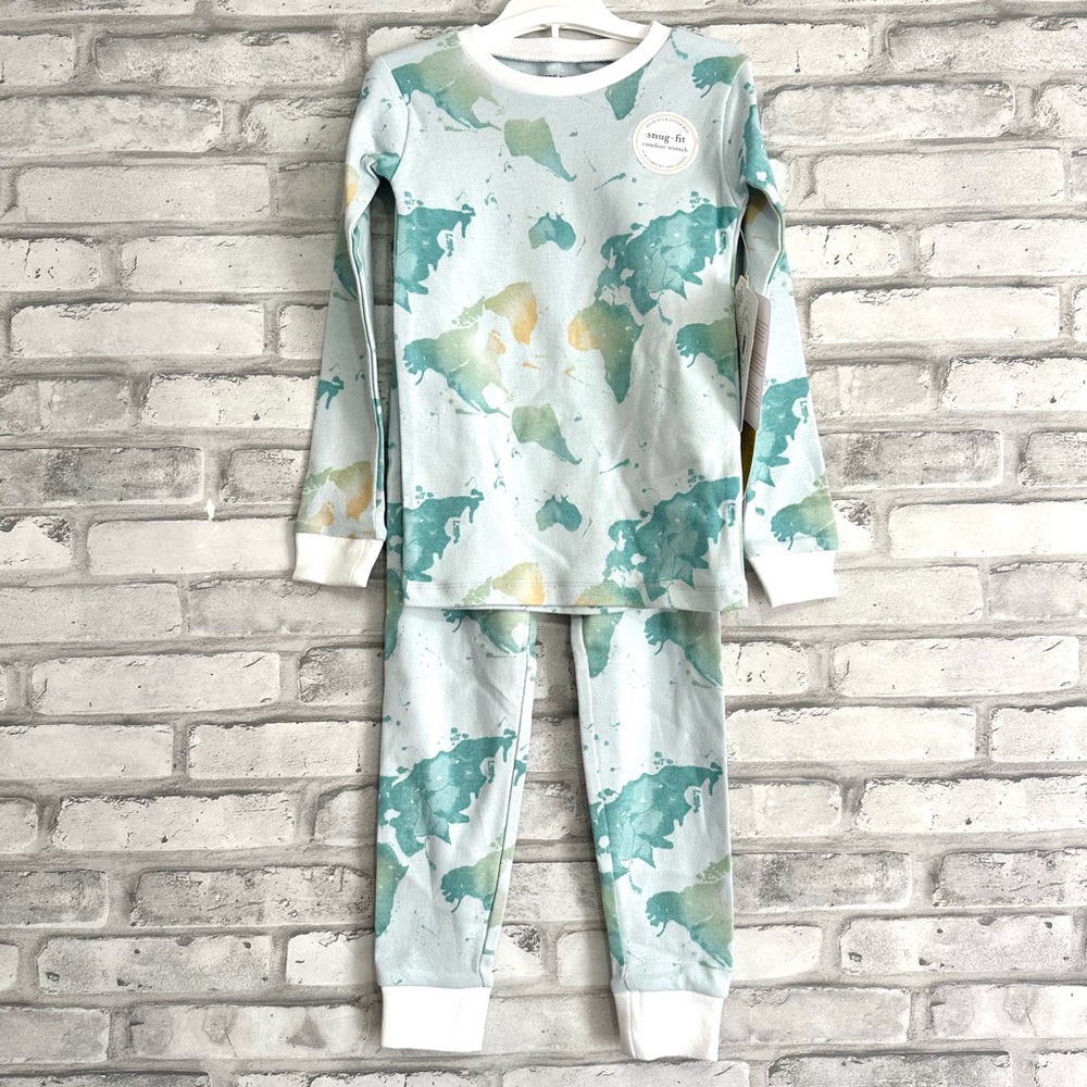 Burt's Bees Toddler Boys Girls 2pc Organic Cotton Snug Fit Pajama Set - Sz 4T